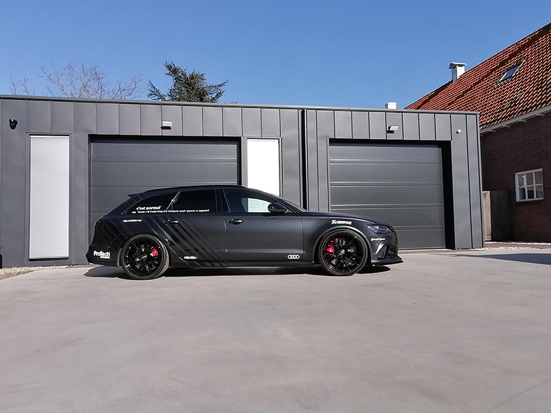 carwrap + striping audi rs6