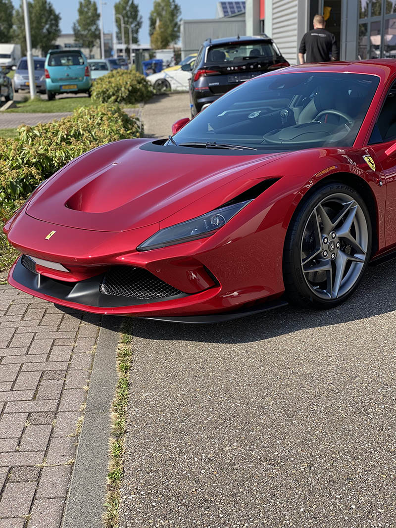 paint protection film ferrari f8 tributo