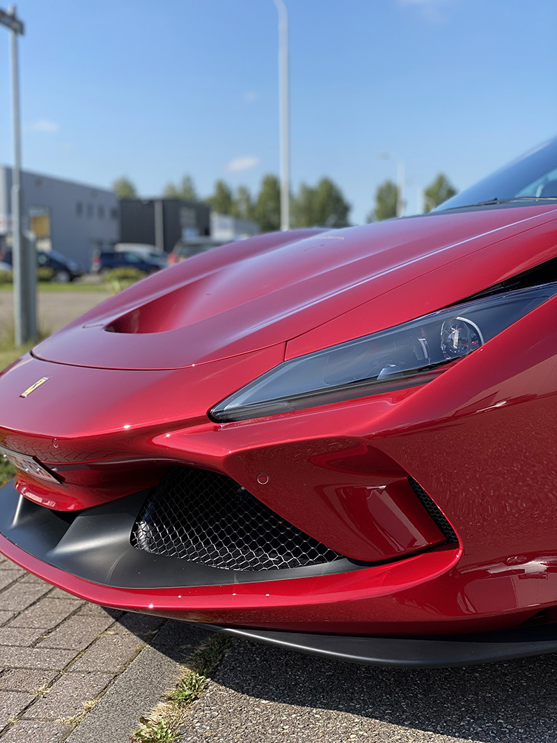 paint protection film ferrari f8 tributo