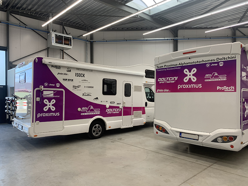 belettering signing autoreclame proximus
