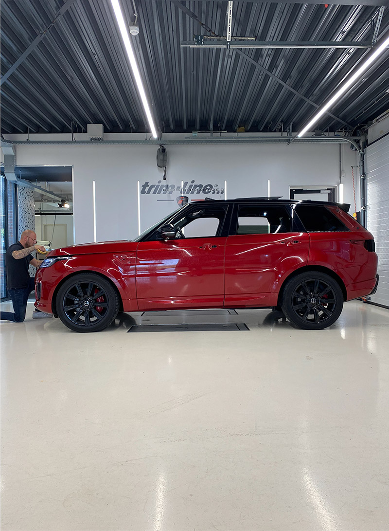 satin paint protection film range rover sport