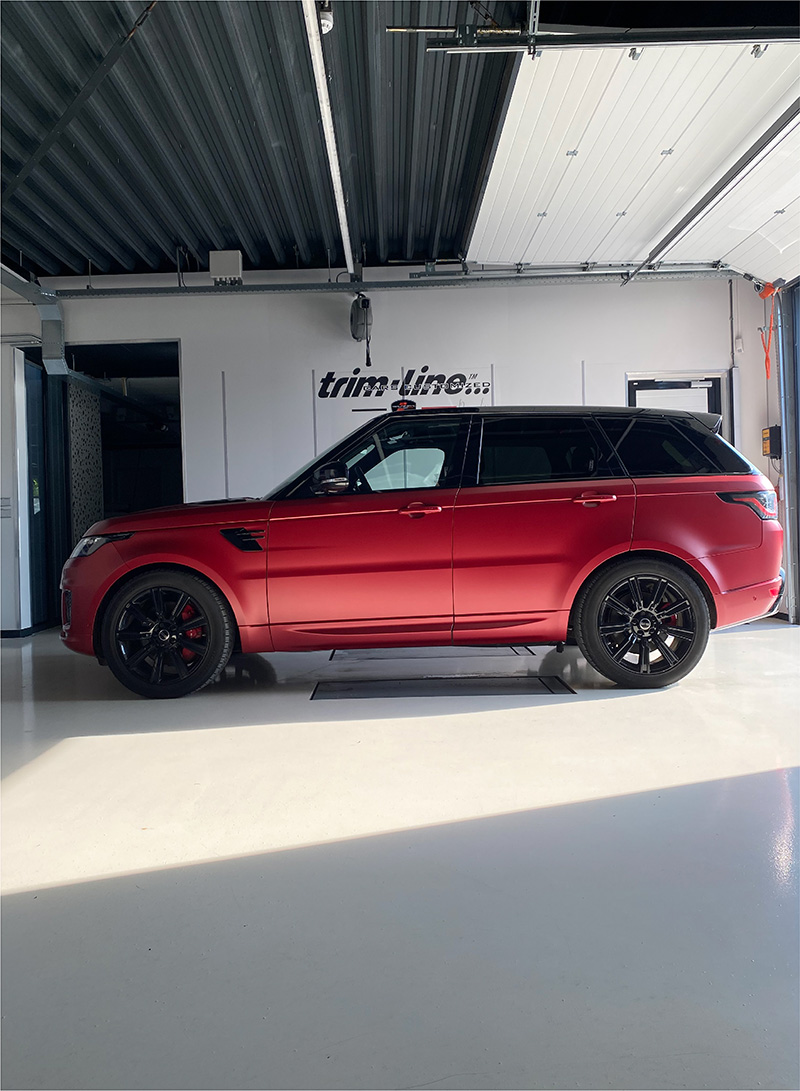 satin paint protection film range rover sport