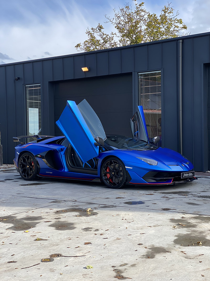 paint protection film satin Lamborghini Aventador SVJ Roadster