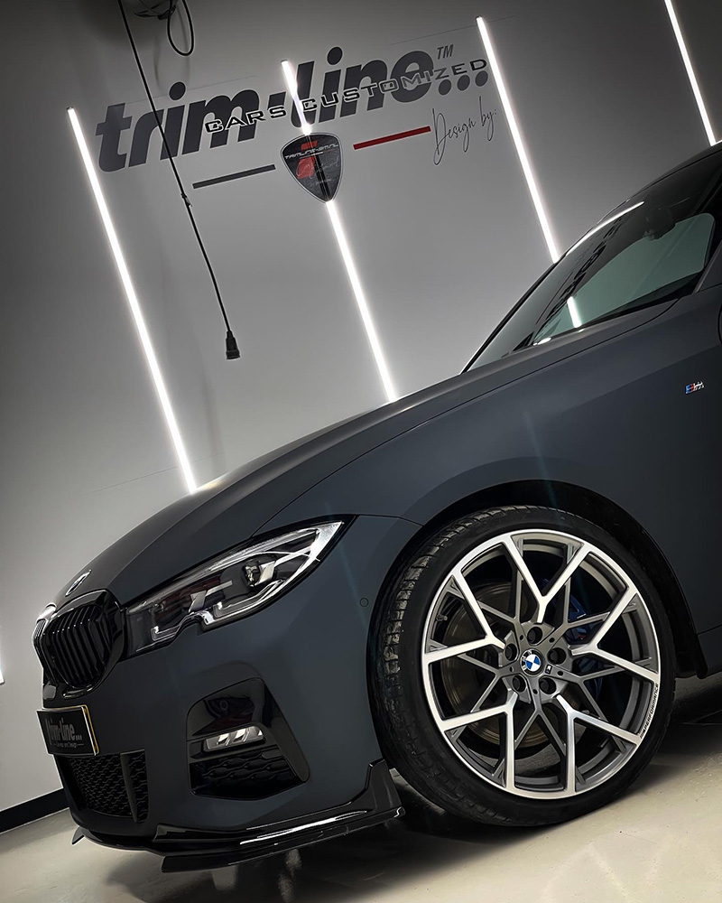 bmw 3-serie carwrap sott still dark