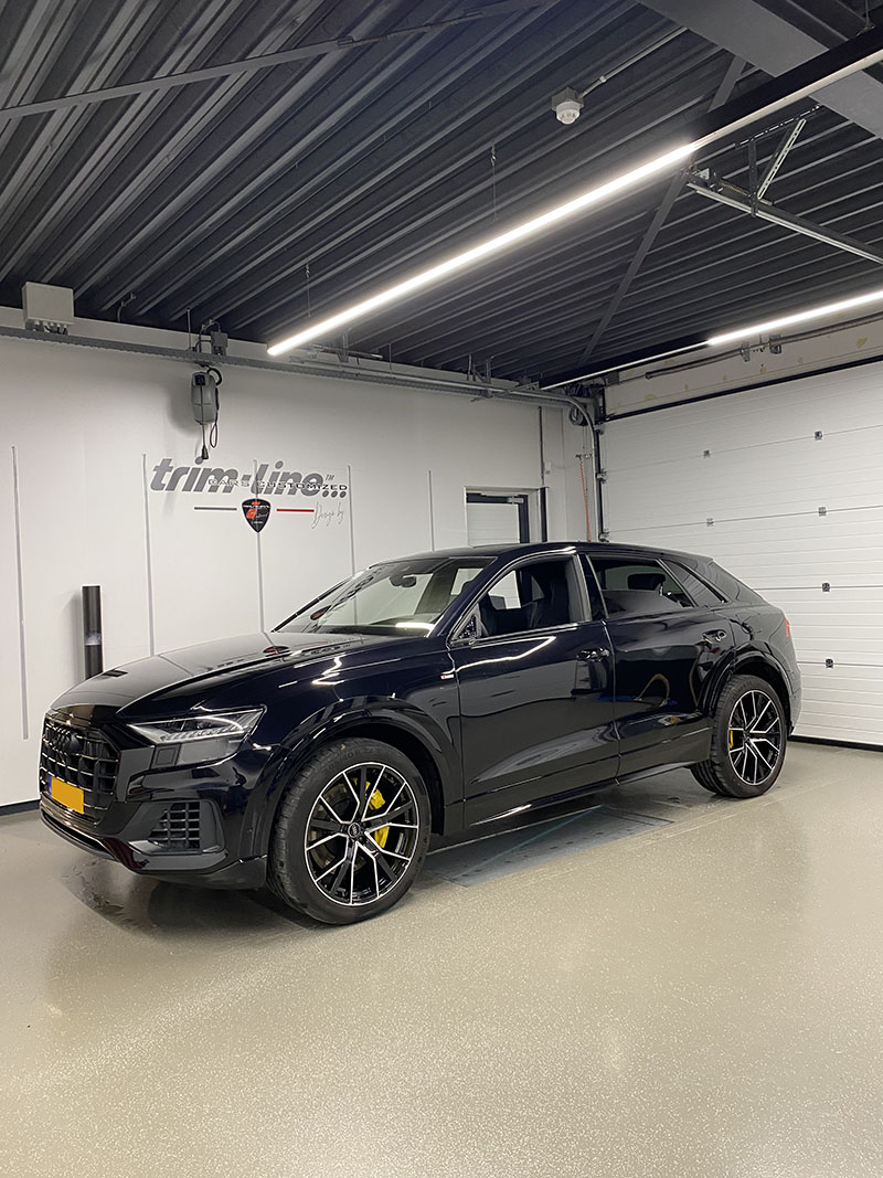 carwrap omega skinz audi q8 remklauwen tinten