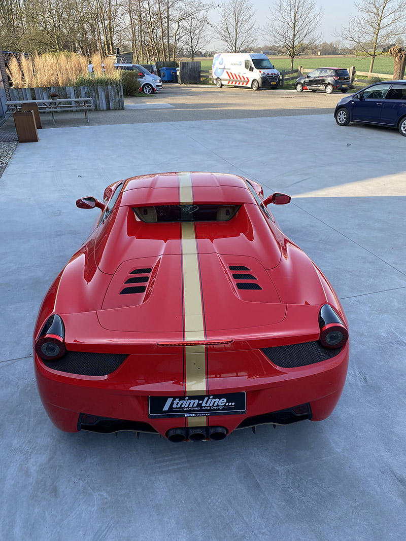 ferrari 458 lakbescherming trimline