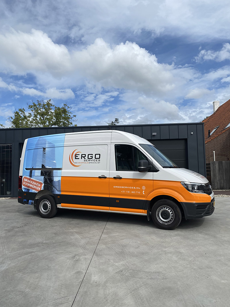 vw crafter belettering ergo services mr rolsteiger