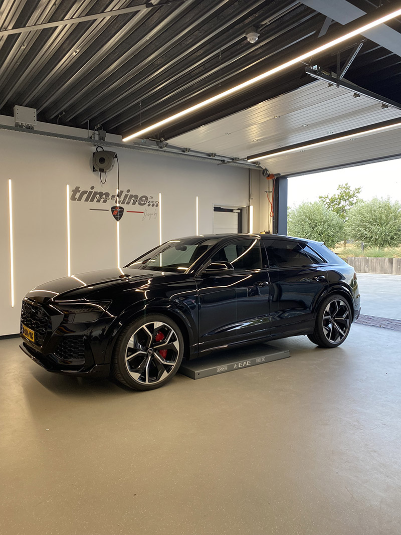 audi rsq8 satin dark grey 3m wrap stek carbon motorkap