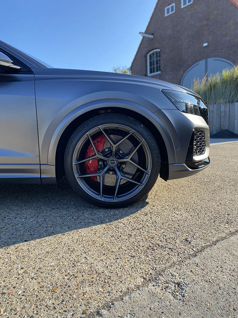 audi rsq8 satin dark grey 3m wrap stek carbon motorkap