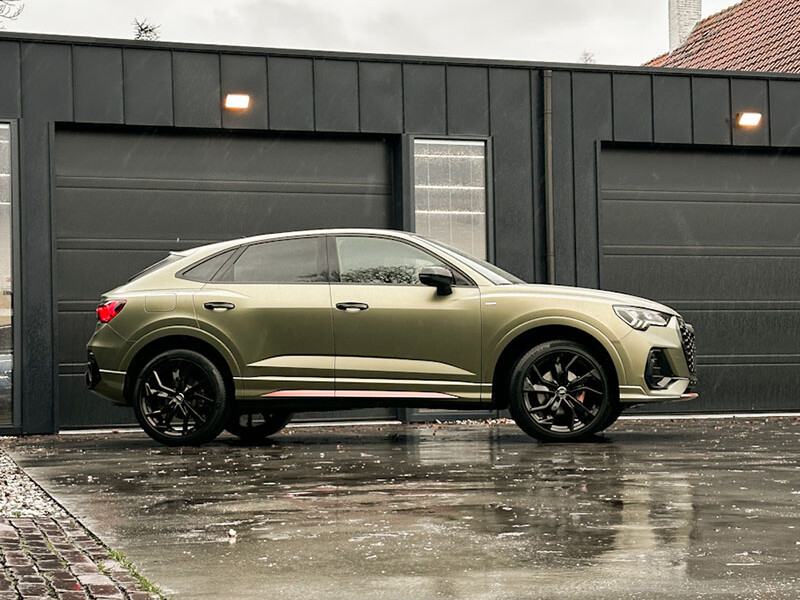 audi q3 wrap verde veloce limited edition