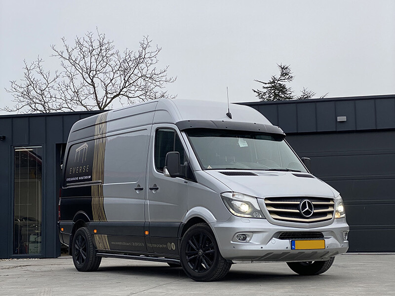 everse houtbouw mercedes benz sprinter trimline belettering