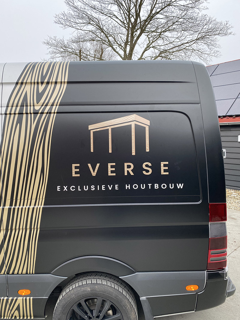 everse houtbouw mercedes benz sprinter trimline belettering