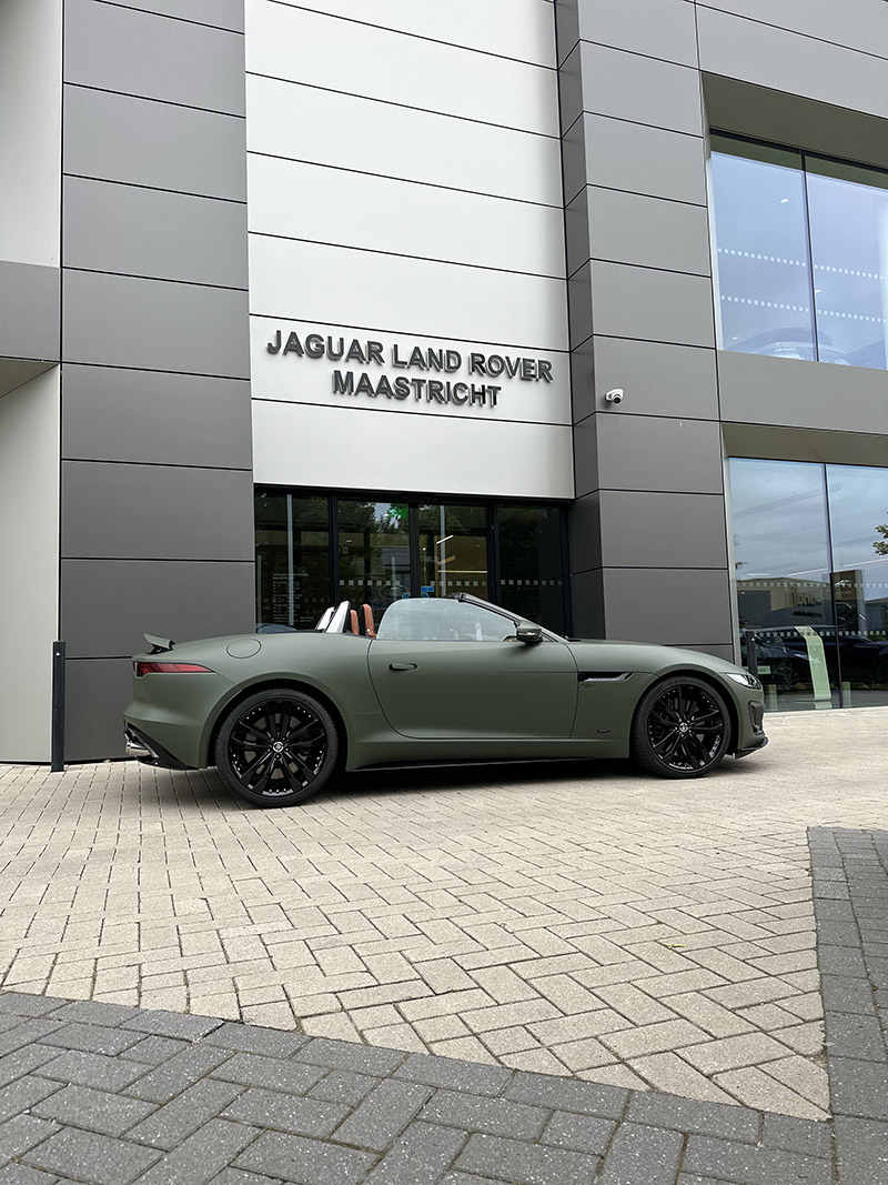 ftype carwrap mat military green 3m trimline