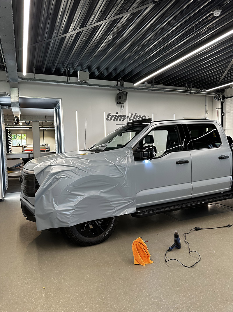 ford f150 satin battleship grey 3m trimline