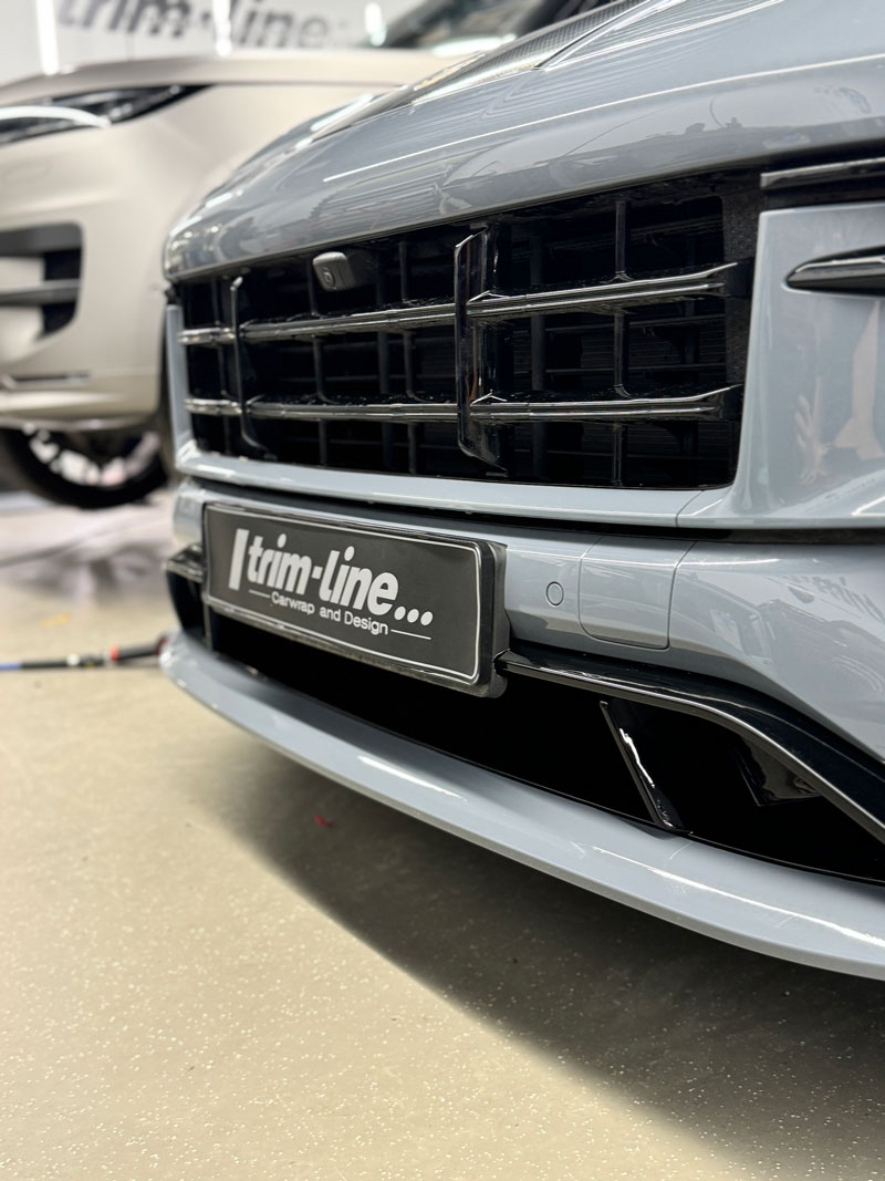 Porsche Cayenne, Techart voorlip, Carbon Striping