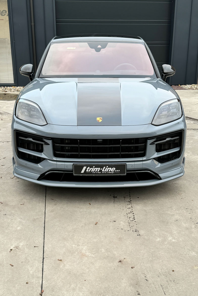 Porsche Cayenne, Techart voorlip, Carbon Striping